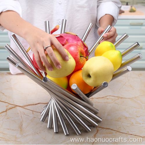 Golden Hoop fruit basket